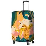 Nasher Miles Polyester 55 cm (20 Inch) Small Protective Luggage Cover - Leopord Design