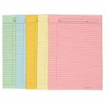 ECLET A4 One Side Ruled Thick Coloured Project Sheets (Pack of 200)
