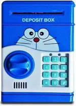 MTHUB Doremon Blue Piggy Bank with Electronic Lock