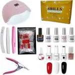 Shills Professional Red, White, Black, Clear Basic Gel Nail Art Kit