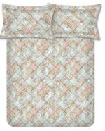 RAYMOND HOME DOUBLE RICH COTTON BEDSHEET WITH 2 PILLOW COVERS