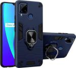 Lenient Blue Rubber, Plastic Back Cover For Oppo A15