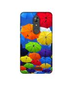 Casotec Colorful Umbrellas Design Printed Silicon Soft TPU Back Case Cover for Micromax Canvas Infinity