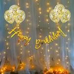 Party Midlinkerz Printed Happy Birthday Decoration Kit Combo - 10 Pcs For Birthday Decor (Set Of 10)