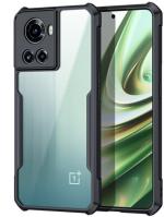 HIGAR OnePlus 10R 5G Black Plastic and Polycarbonate Shockproof Mobile Back Cover