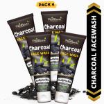 Phillauri Revitalize And Detoxify Activated Charcoal Facewash Face Wash, 240 Ml For Men, Women (Pack Of 4)