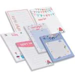 COI to do List- Stylish Notepads for Grocery List, Shopping List, to-Do List Modern Design Notepads | 50 Sheets per Pad | Set of 6 Writing Pads