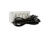 Saifpro Wooden Extension Board Electrical Switch Boards With 2 Sockets, 2 Switches And Long Wire Power Strip 8M - 8 Meter Wire