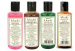 Khadi Herbal Combo of Body wash Pack Of 4 For Dead Skin Removal, Deep Cleansing (840ML)