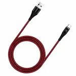TEMPT Twist USB Type C Unbreakable I Tangle-free Sturdy Type C Cable with 3A Rapid Charging & 400mbps Data Transmission I Braided with Aluminum Shell I Fast Charging 1 meter long
