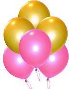 Grand Shop Gold, Pink Rubber Toy Balloons