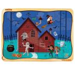 Webby Wood Durable Haunted House Wooden Puzzle 3 to 5 Y 40 Pcs