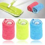 Pindia 1 Pc Floor Cleaning Microfiber Cloth for Spray Mop Removable Washable Cleaning Pad Random Color