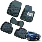 WolkomHome Car Mats Luxury Floor 3D Mat Carpets Black for Fronx