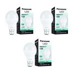 Panasonic 15 Watt Round B22D LED Bulb Cool Daylight Bulb (Pack of 3)