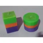 SOMYA CANDLES AND HOME DECOR Multicolor Round and Square shape scented candle`