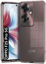 Fashionury Back Cover for OPPO F25 PRO 5G (Transparent, Silicon)