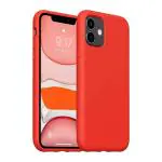 Yellowcult Apple iPhone 11 Red Silicone Back Cover Case (6.1inch)