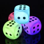 My Party Suppliers 3 pcs Round Corner LED Dice Party Decoration Play Games Night Bars Parties Poker