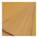Lakeer 300 GSM A3 Kraft/Craft Paper Craft Liner Sheet for DIY Craft (Brown Color) Phato Sheet - Pack of 10