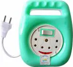 3 Pin Flex Box with Handle,Indicator | 3 Pin Electrical Junction Box for Home - (Green)