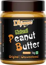 Dhyanut Natural Crunchy Natural Crunchy Peanut Butter 1 Kg, Gluten Free