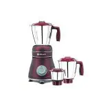 Bajaj IVORA 800W Mixer Grinder with 3 Jars, Red