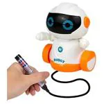 Zyamalox Little Toys Assorted Plastic Interactive Inductive Line Following Robot Toy For Kids