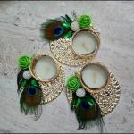 HASTSHILP Beautiful Set With Mangteeka Pair of Earings,Hand Jewellery For Marriage,Mehndi,Function,Ladies Sangeet,Bride Haldi Return Gift Set Of 4