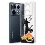 Fashionury Designer Soft Back Cover Case Compatible for Infinix Note 40 Pro Plus 5G -D1096