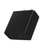 ekus 35W Power Adapter Duo (USB A , USB C) Compatible with Samsung Z Fold3 /Galxy S Series, Galaxy Fold, Z fold, Z Fold 2, Z Fold 3 , Galaxy S8, S8+, S9, S9+, S10e, s10+, S10 5G, S20 5G, S20+5G,S 20 Ultra, S21 5G, S21+ 5G