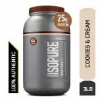 Isopure Zero Carb 100 Whey Protein Isolate Powder- 3LB (Cookies & Cream)
