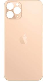 FRIENDZZWORLD Gold Glass Back Panel For Apple Iphone 11 Pro