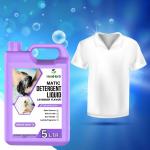 HEALHERB Washing Machine Liquid Detergent 5L with Active Fabric Conditioners| Soda and Bleach Free| PH Neutral Formula