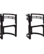 DZYN Furnitures Espino Teak Wood Living Room Chairs (Brown)