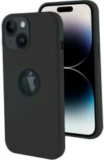 XOVO Back Cover for Apple iPhone 15 Plus (Black, Dual Protection, Silicon, Pack of 1)