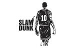 Divinedesigns Multicolor Vinyl Slam Dunk Wall Sticker