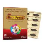 Multi Power Daily Multivitamin & Multimineral with Ginseng with 10 Vitamins and 6 Minerals for Daily Energy & Immunity Men & Women Pack Of 2
