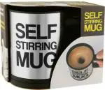 Fulkiza Automatic Self Stirring Coffee Tea Mixing Cup Plastic Coffee Mug (350 ml)