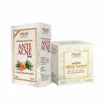 Misti Herbal Remedies Ayurvedic Gold Malam And Anti Acne Soap Enriched With Sea Buckthorn with Tea Tree Oil | For Itching Acne Ring Worms With Goodness Sandalwood & Natural Oil | For Remove Acne Blemishes Scars Pimples Dark Spots Combo Pack