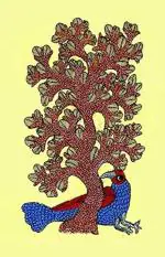 ICAC-Natural Colour on Paper-Gond Art-by Ramesh Tekam-8
