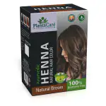 Plants Care Ayurvedic Henna Natural Hair Color Brown 20gX12 (240g)