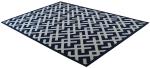 Gaba Carpet Galore Jute Geometric Garden Neavy Indoor And Outdoor Rug, 8 X 10 Ft