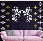 DIOS Wall Art Reusable DIY Wall Stencil Painting Suitable for Home Decoration Wall Decoration( COMBO OF 2) -B37