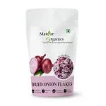 ManHar Organics Dry Onion Flakes 1KG- Dehydrated Red Onion Slices | Sukha Pyaz| Sun Dried |(Pack of 2, 500gm x2)