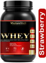 Naturewell Gold Standard Protein Powder - Strawberry, 100 Gram
