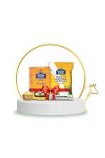 Farmer Fresh Pure Desi Cow Ghee | Pure Desi Cow Ghee | Premium Cow Ghee Tin, Skimmed Milk Powder Combo