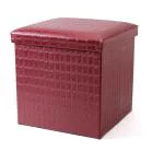 Ez Life Maroon Pouf Ottoman