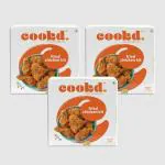 Cookd Fried Chicken Kit 285g (Pack of 3)| Ready To Cook Masala for Starters (Serves 6) in 20 Min | Can be cooked with Chicken, Meat & Sea Food | No Added Flavours, Preservatives & Artificial Colors