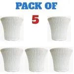 AgriFix Plastic Gamla Plant Pot Set For Garden, Terrace Planter Pot Container (8 Inch) (Pack of-5)